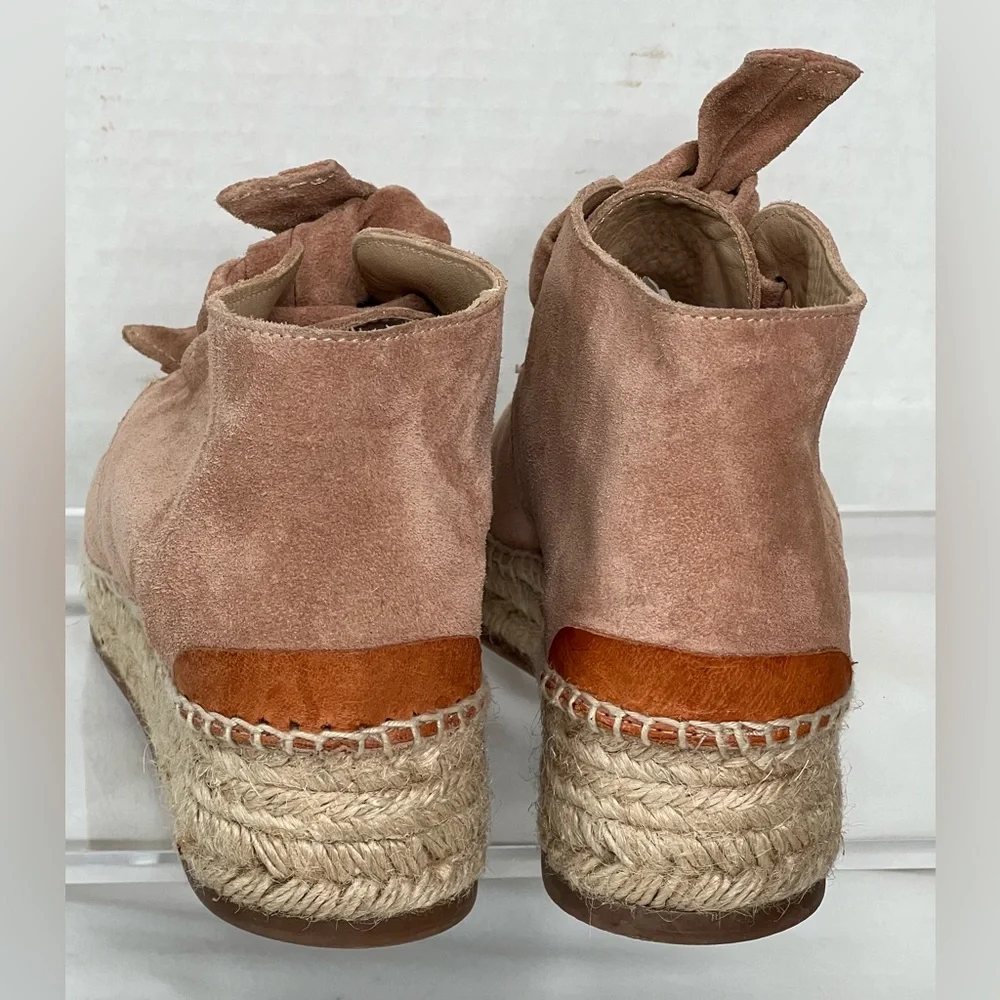 Rag and bone Suede Espadrille Booties, Tan  Women’s Sz 39